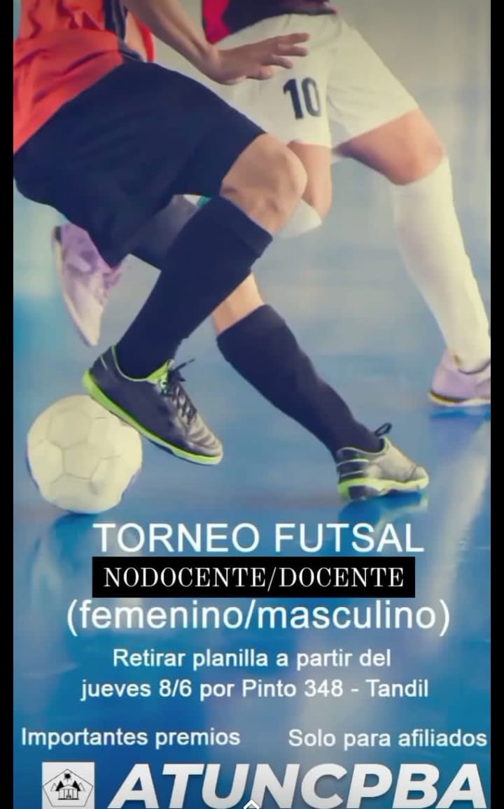 torneo futsal nodocentes y docentes afiliados